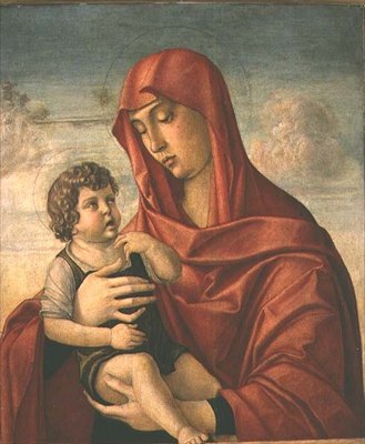 Madonna og barn (panel) av Giovanni Bellini