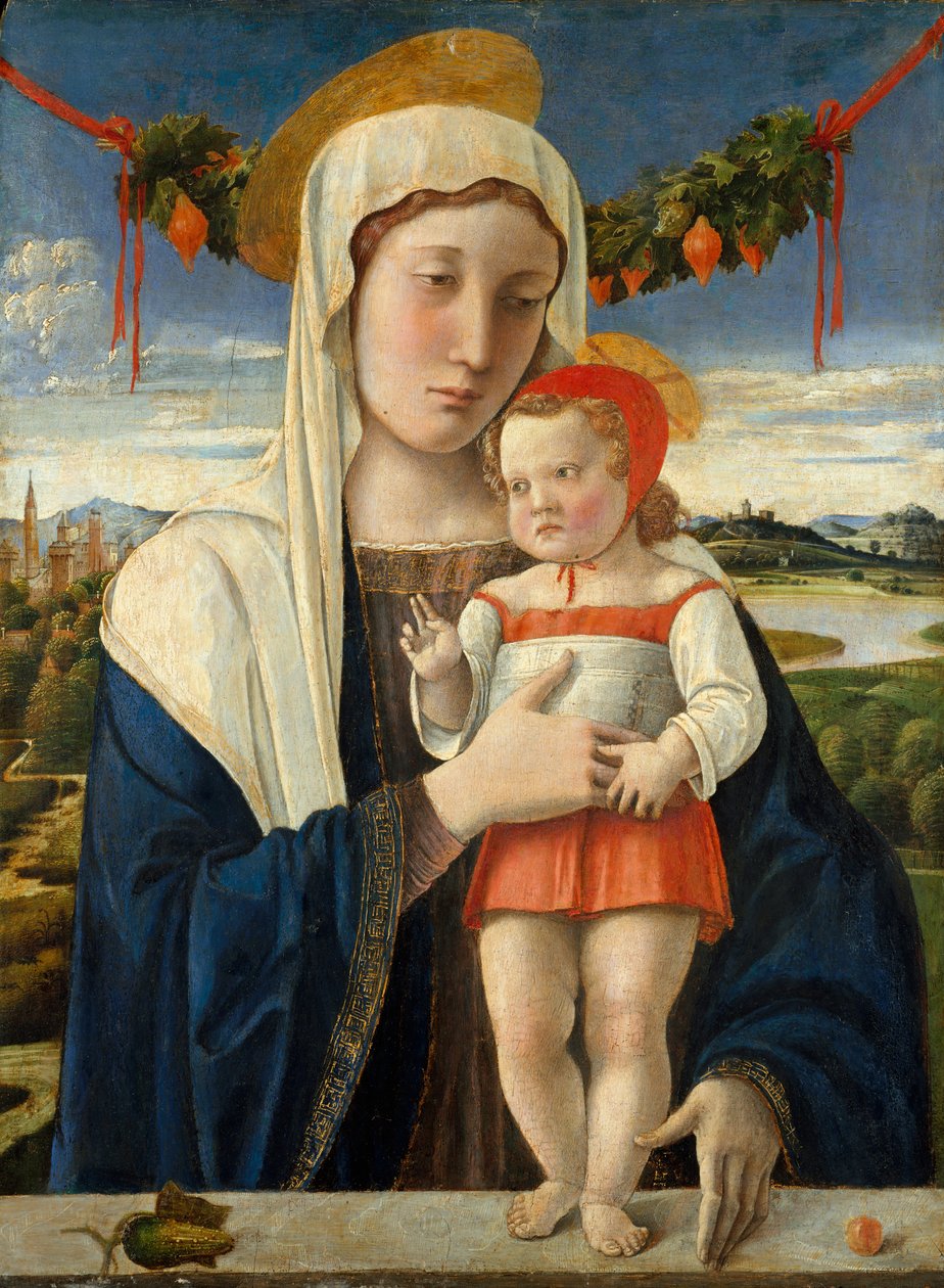 Madonna og barn, ca. 1470. av Giovanni Bellini