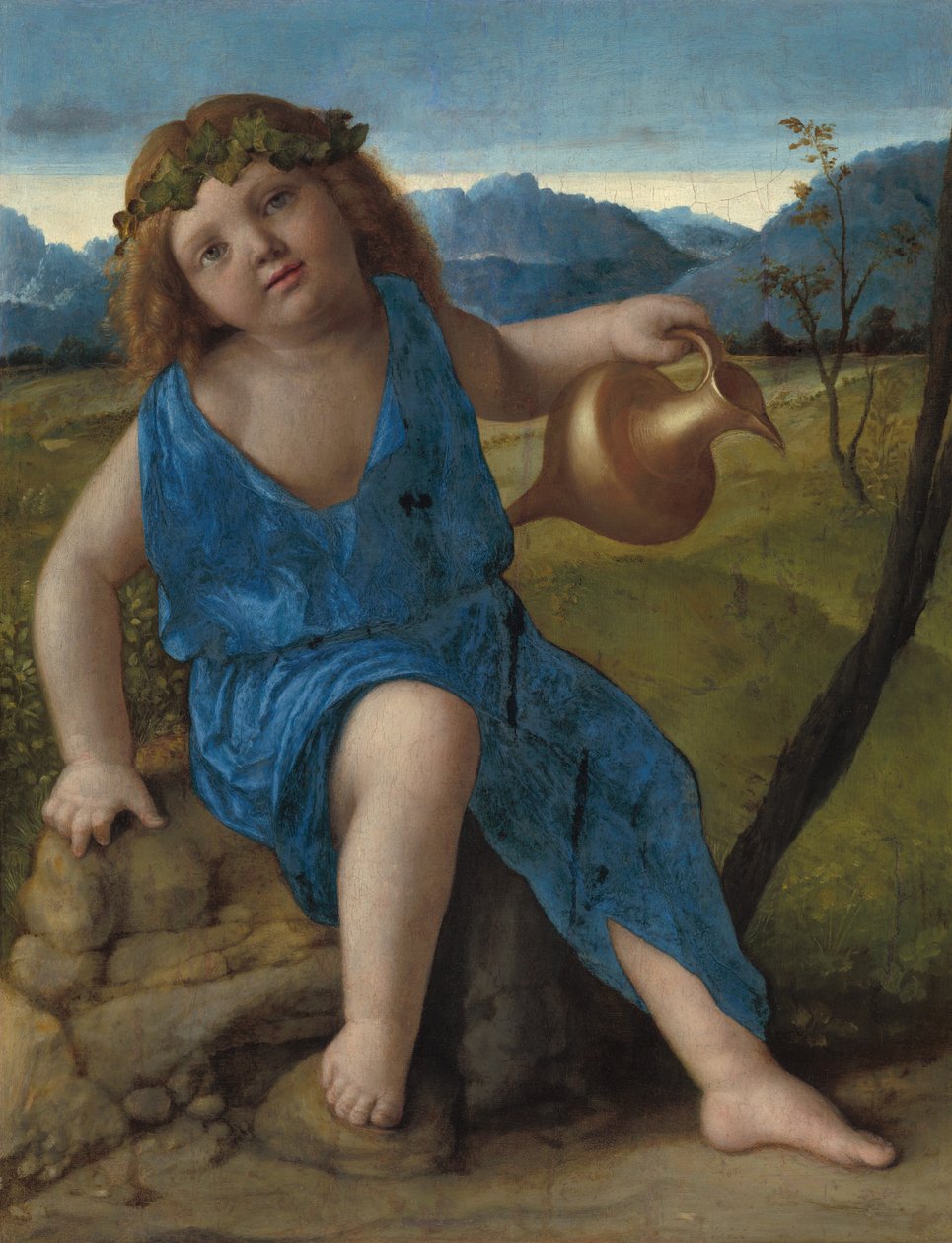 Spedbarnet Bacchus av Giovanni Bellini