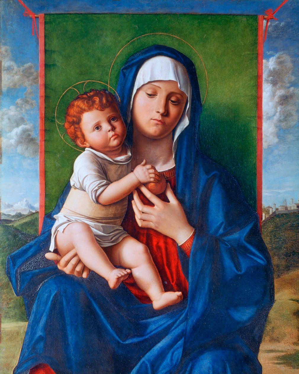 Jomfruen og barnet, c1480-1490 av Giovanni Bellini