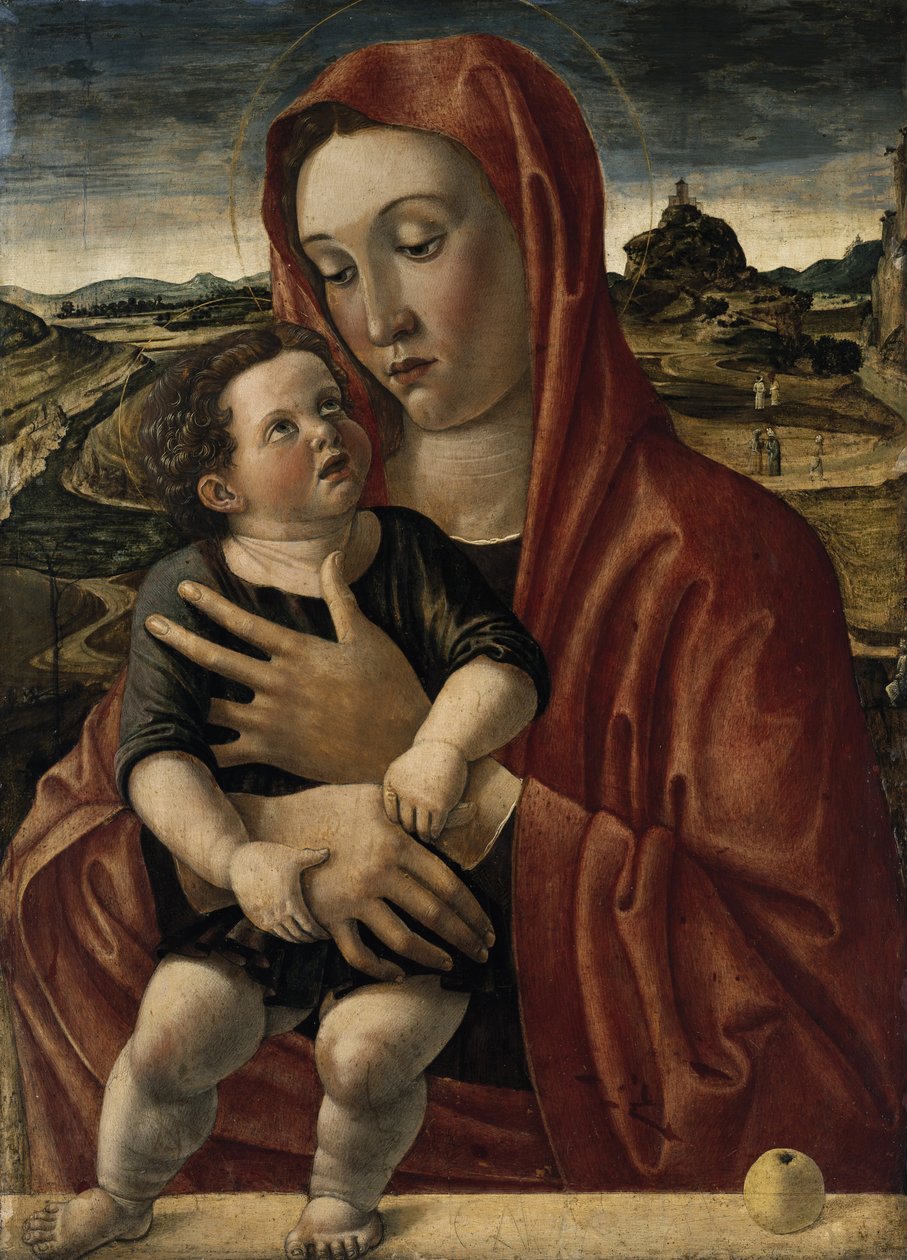 Jomfru og barn, 1465 av Giovanni Bellini