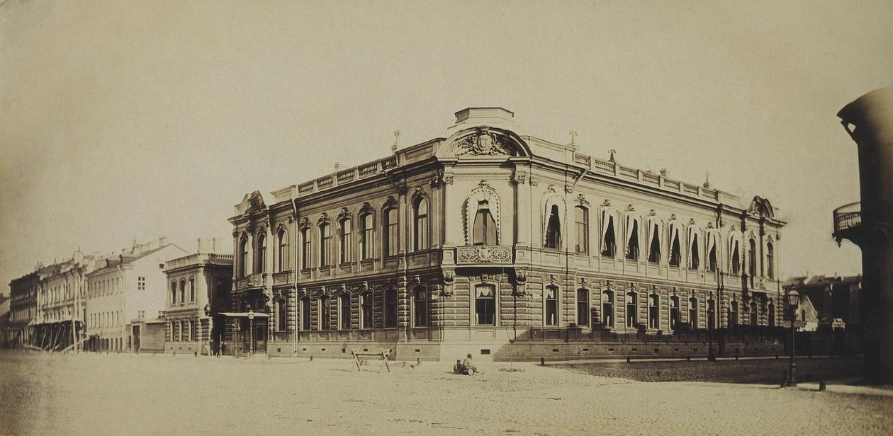 Stroganov-palasset i St. Petersburg, 1860-tallet av Giovanni Bianchi