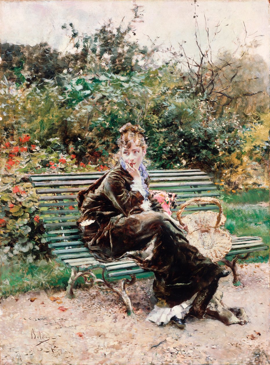 Hyde park (olje på lerret av Giovanni Boldini
