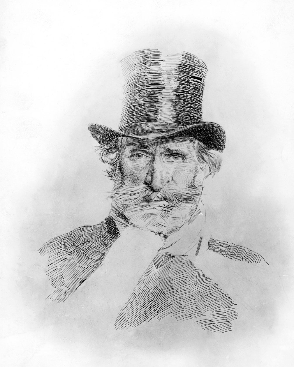 Portrett av Giuseppe Verdi (Roncole Verdi av Giovanni Boldini