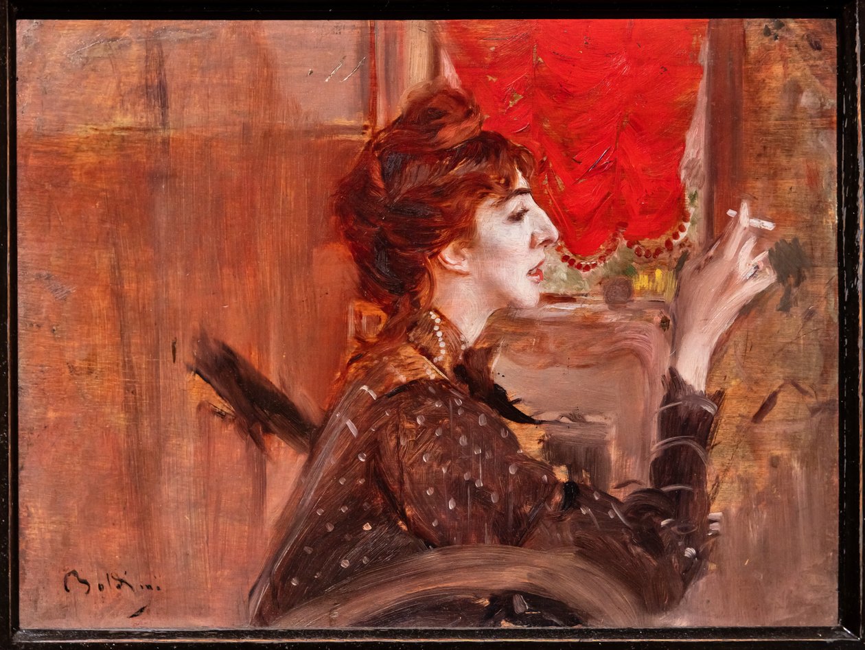 Det røde teppet av Giovanni Boldini