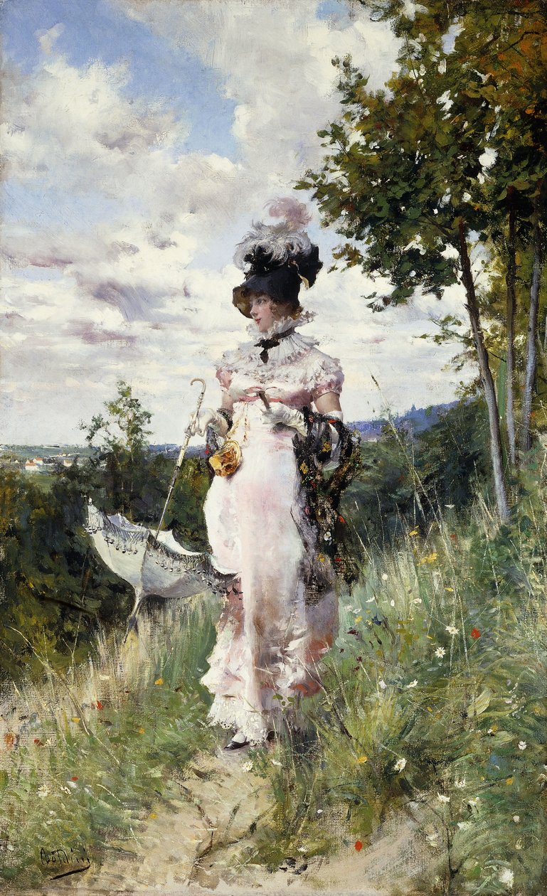 Sommervandringen, 1873 av Giovanni Boldini