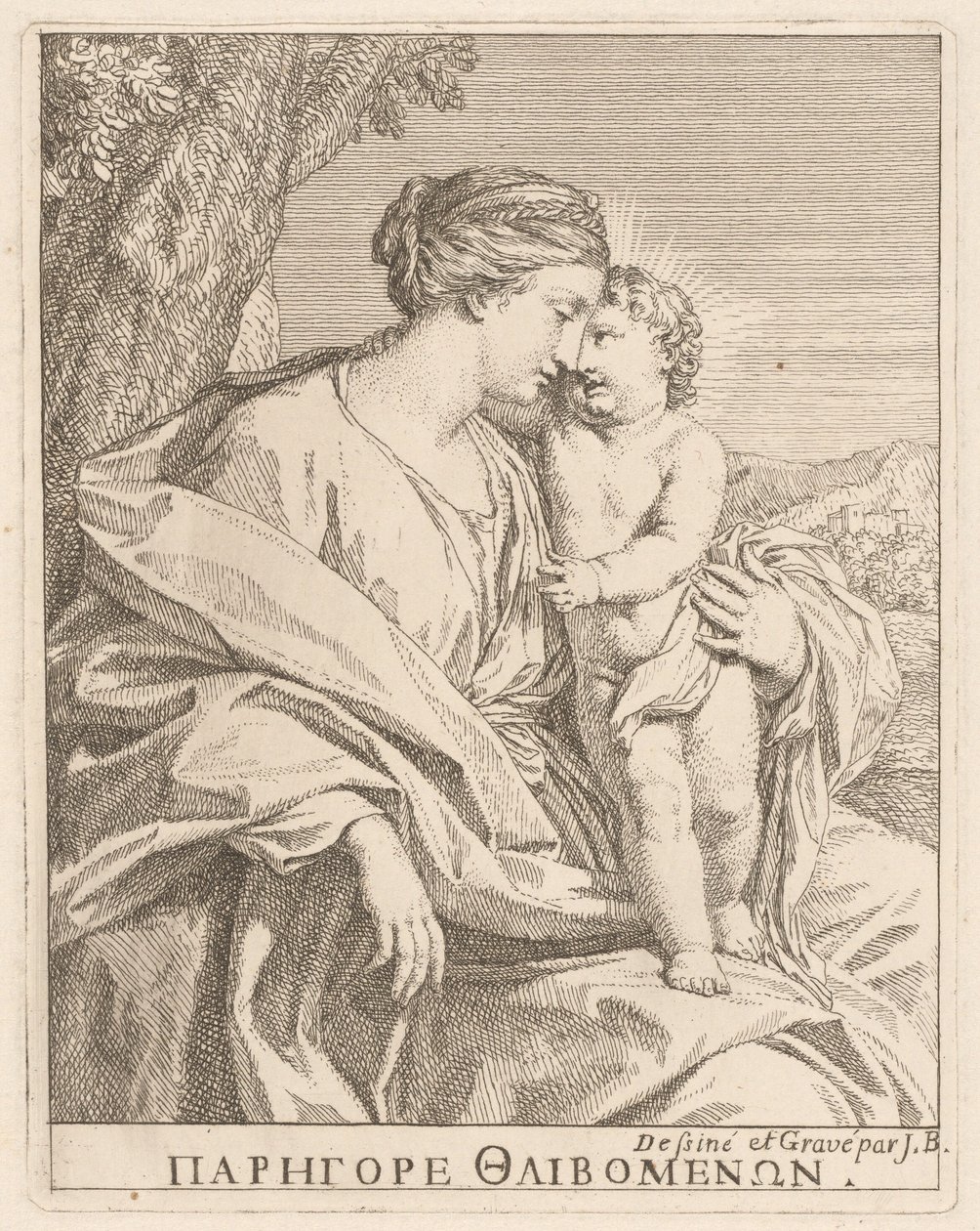 Jomfruen og barnet av Giovanni Bottani