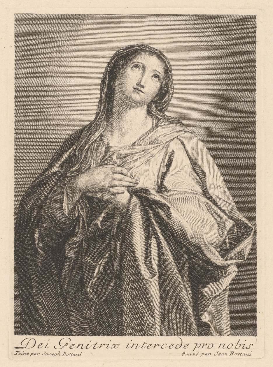 Jomfruen av Giovanni Bottani, after Giuseppe Bottani