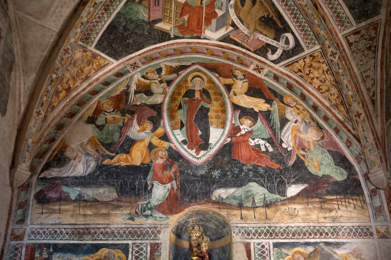 Ascension, ca. 1492 (fresco) av Giovanni Canavesio