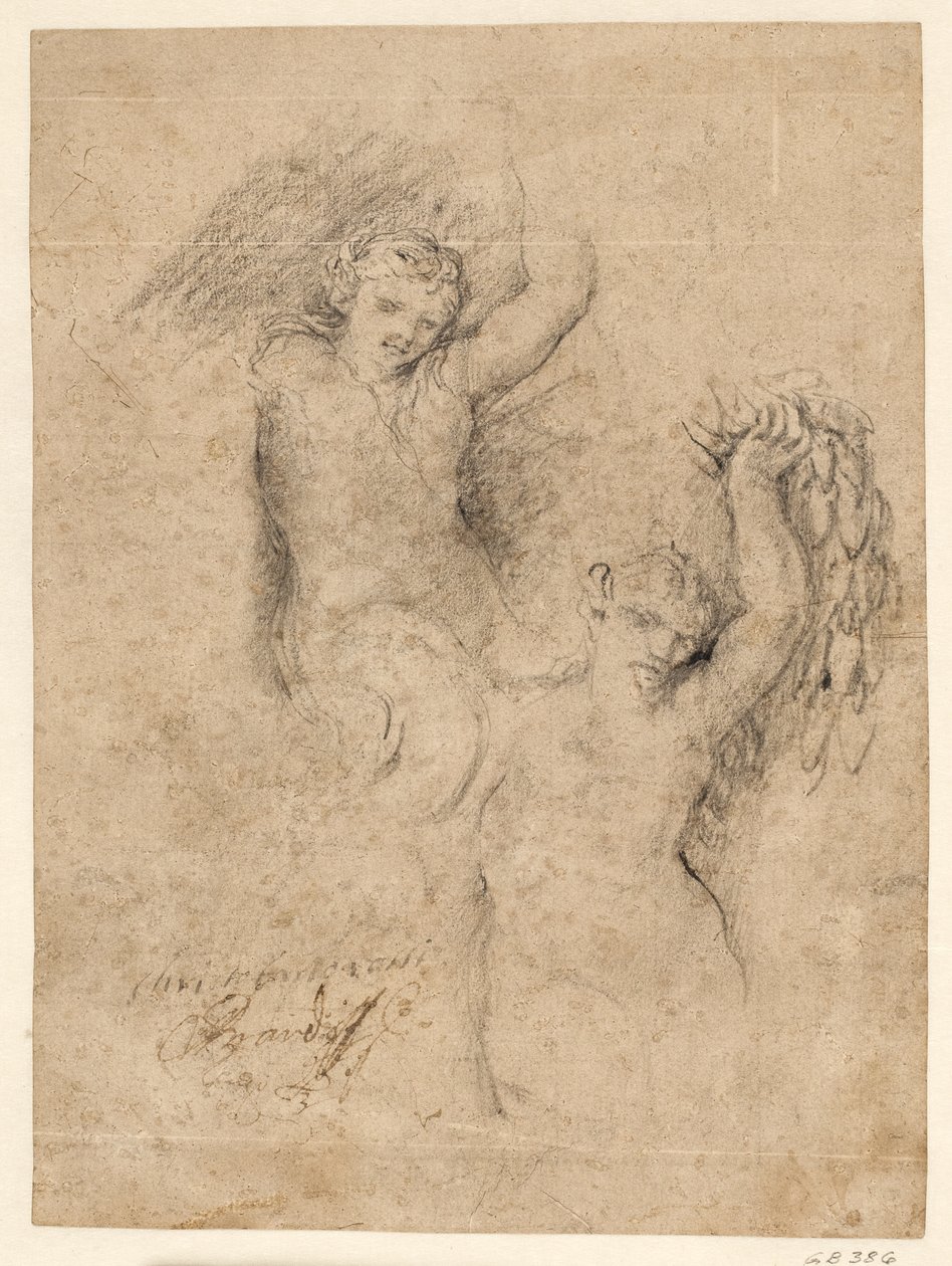 En nereid og en satyr av Giovanni Coli