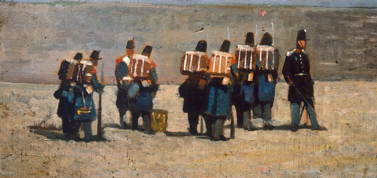 Franske soldater i '59 av Giovanni Fattori