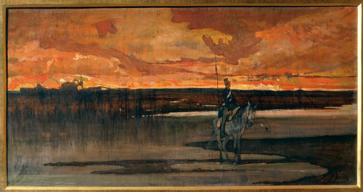 Italia, Firenze, Lancer av Giovanni Fattori