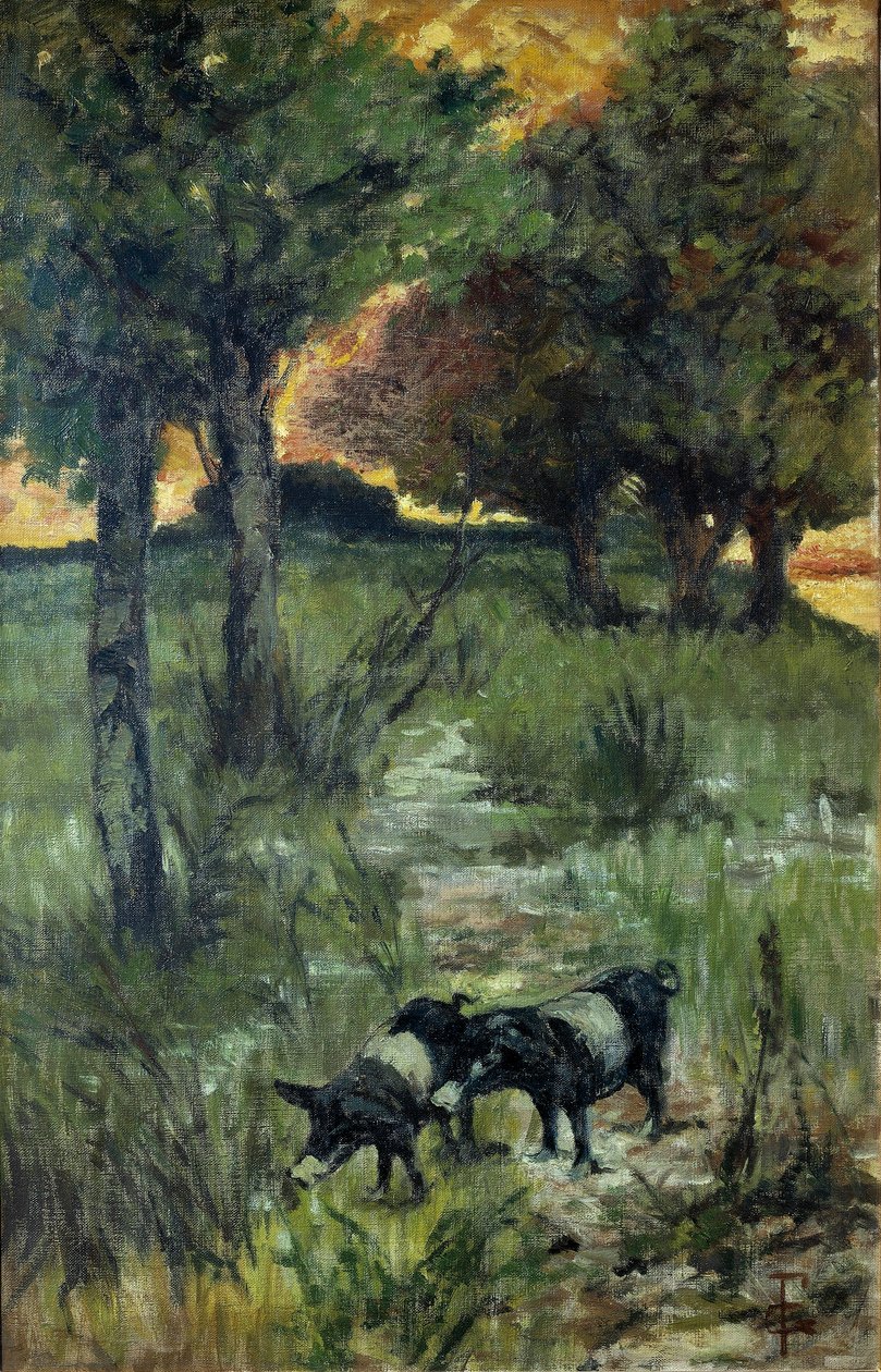 Italia, Firenze, griser på beite av Giovanni Fattori