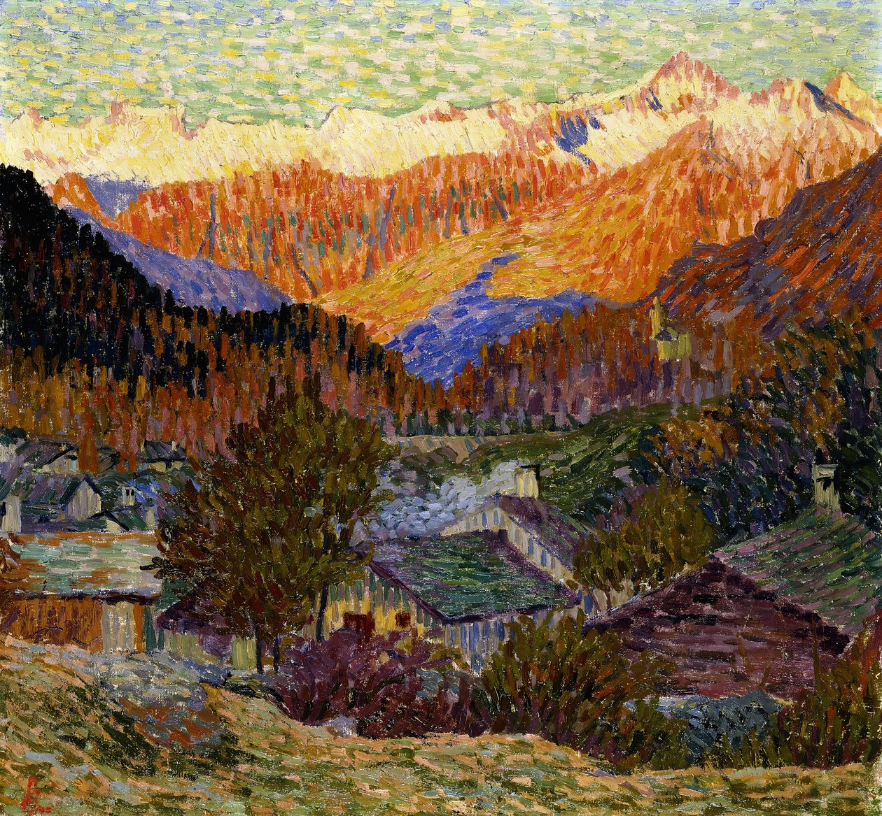Høstmorgen av Giovanni Giacometti