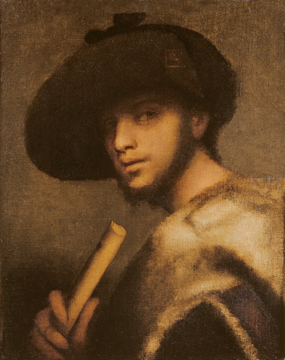 A Piper (olje på lerret) av Giovanni Girolamo Savoldo