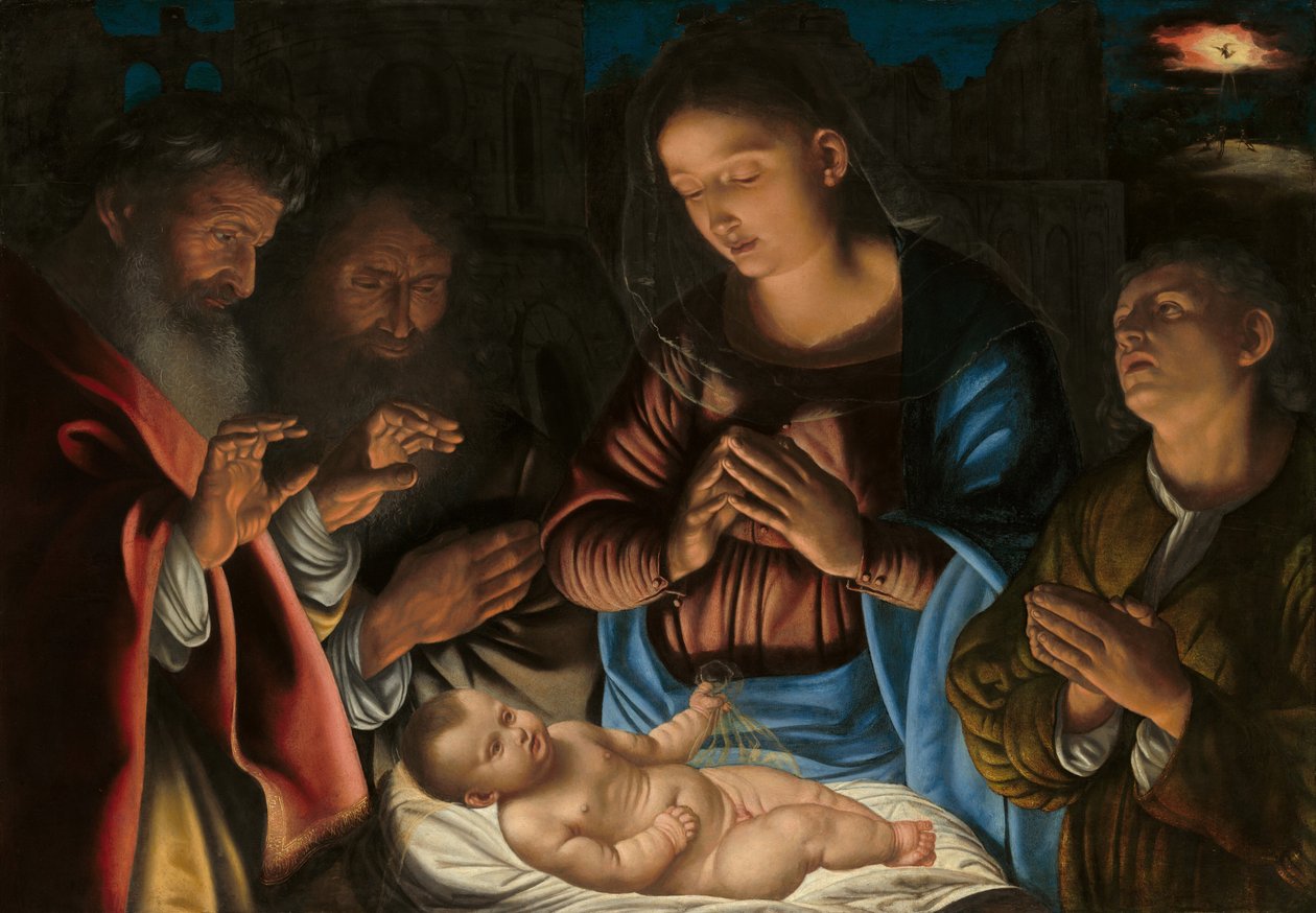Hyrdenes tilbedelse av Giovanni Girolamo Savoldo