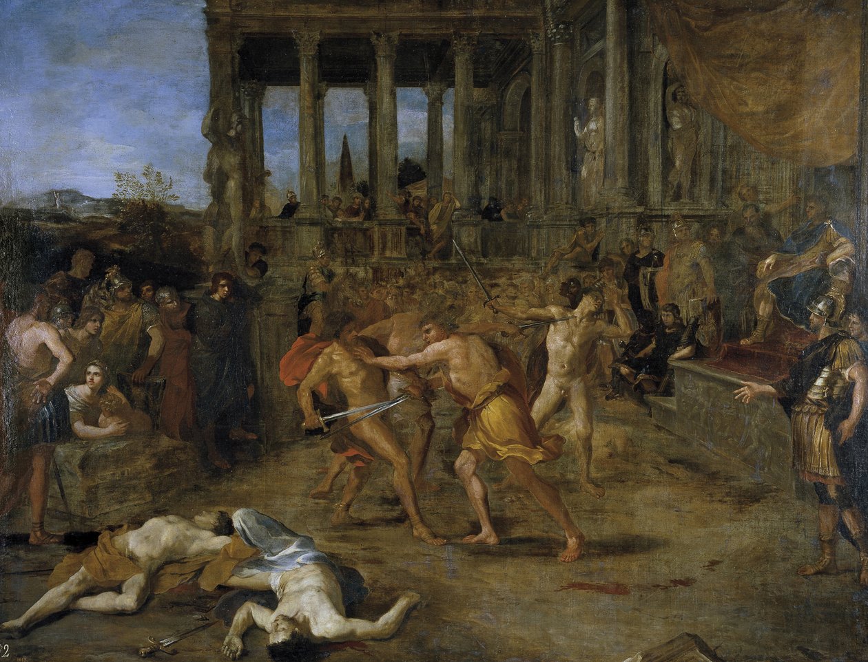 Gladiatorkamper av Giovanni Lanfranco