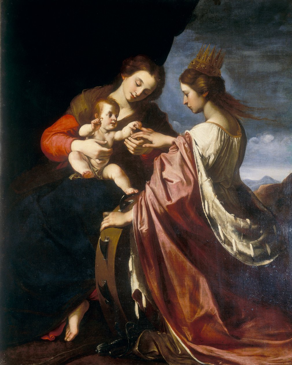 St. Catherines bryllup av Giovanni Mannozzi