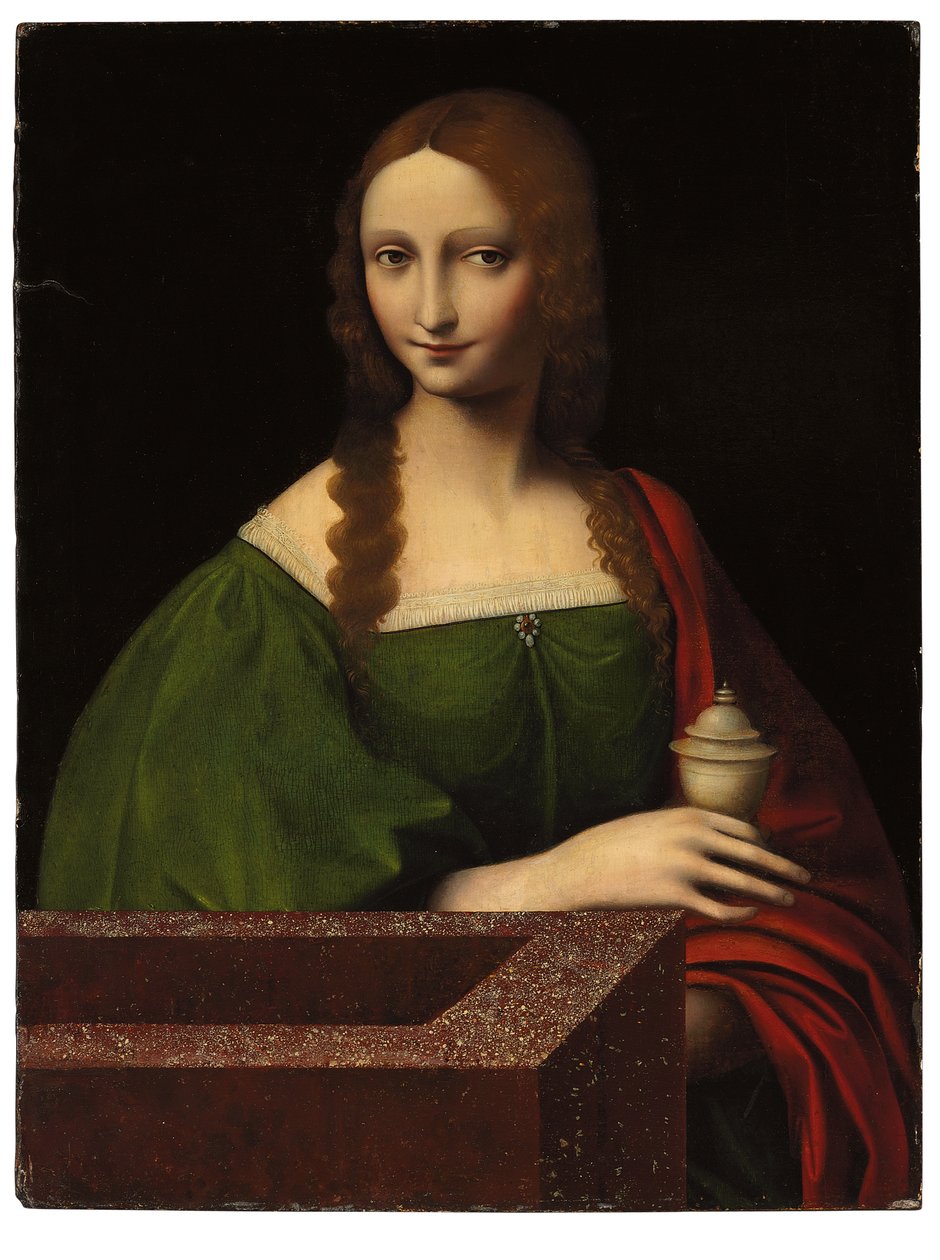 Maria Magdalena (olje på panel) av Giovanni Pietro Rizzoli Giampietrino