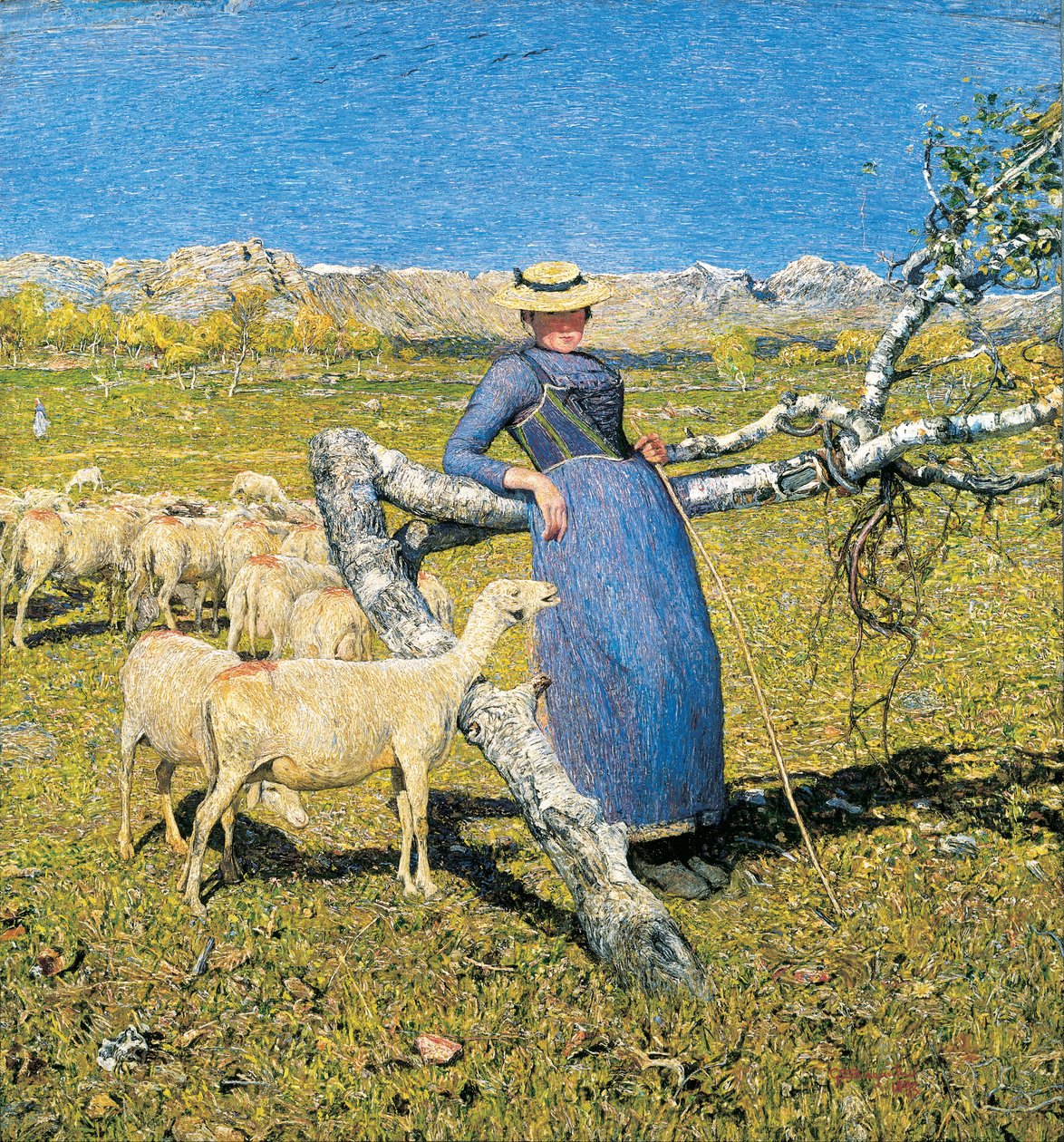 Ettermiddag i Alpene av Giovanni Segantini