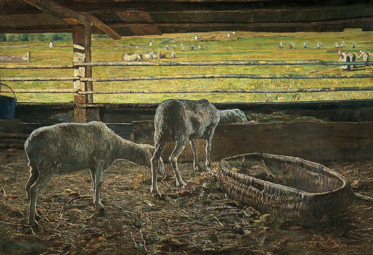 Kontrast av lys av Giovanni Segantini