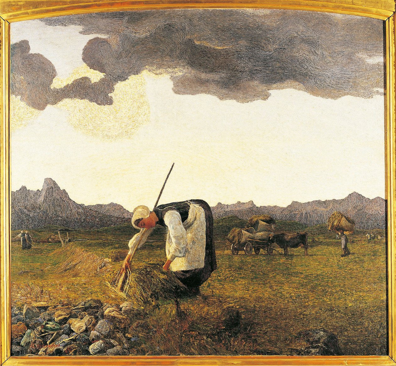 Sveits, Saint Moritz, Høyhøsten av Giovanni Segantini