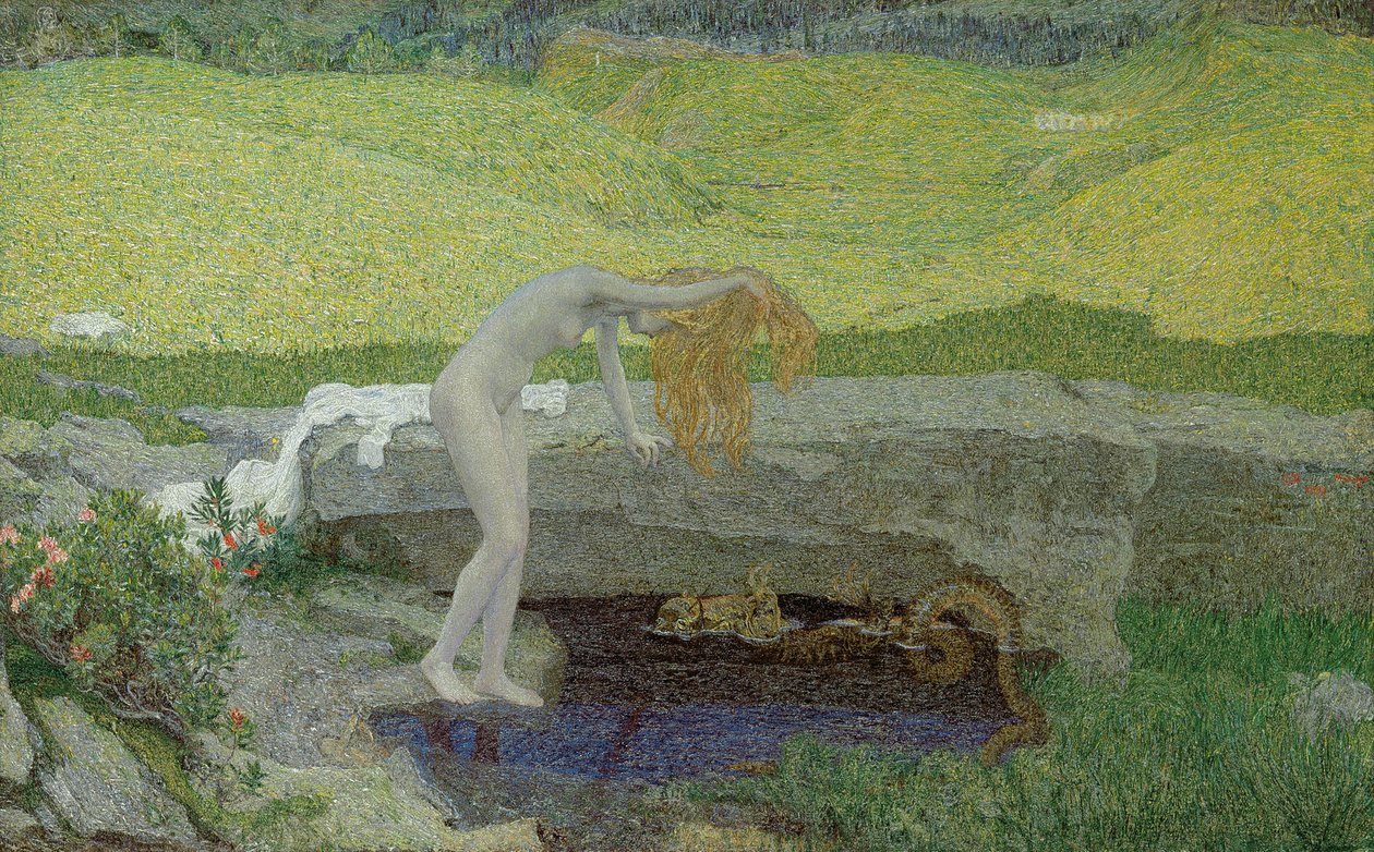 Forfengelighet Ondskapens kilde av Giovanni Segantini
