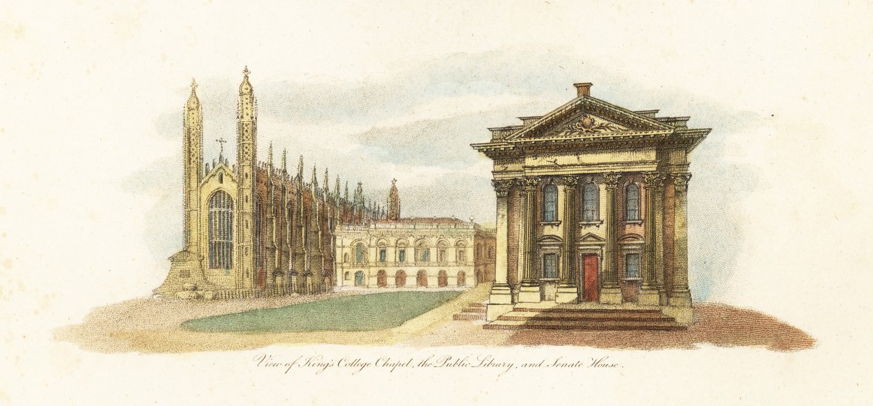 Utsikt over Cambridge University av Giovanni Vendramini