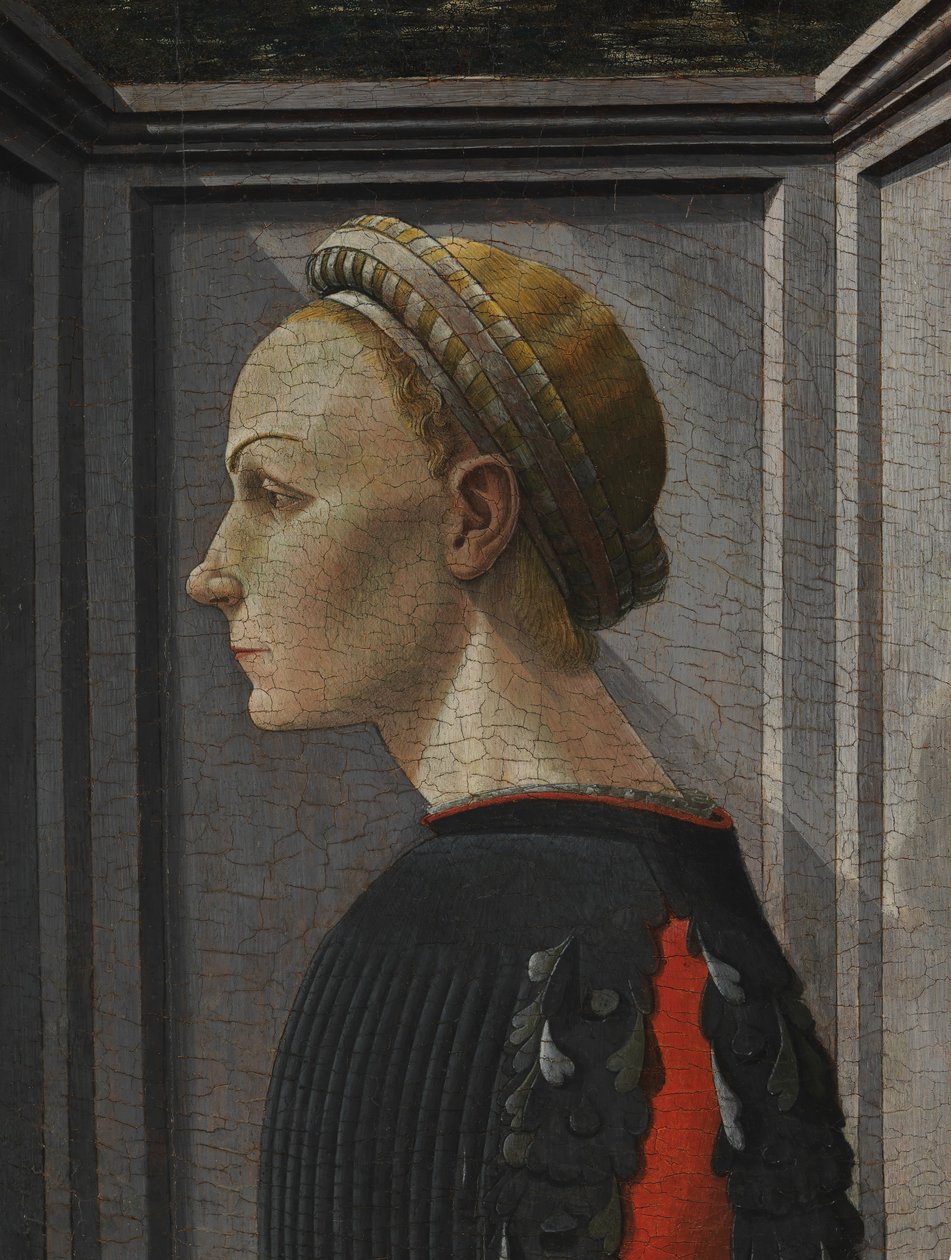 Portrett av en kvinne. av Giovanni di Franco