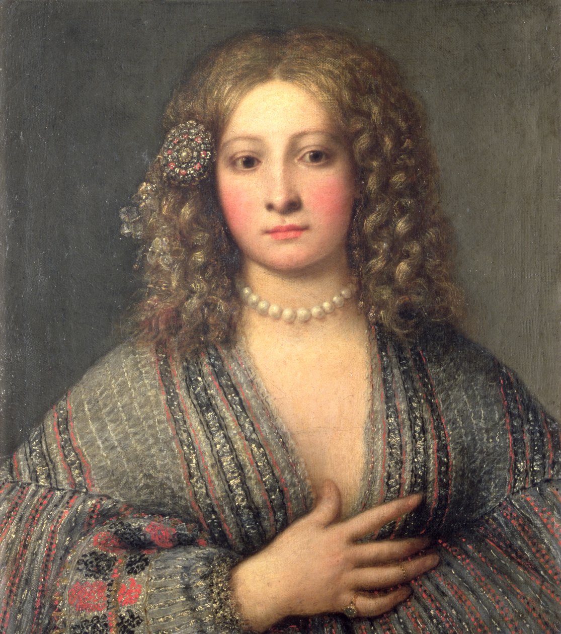 En kurtisane av Girolamo Forabosco