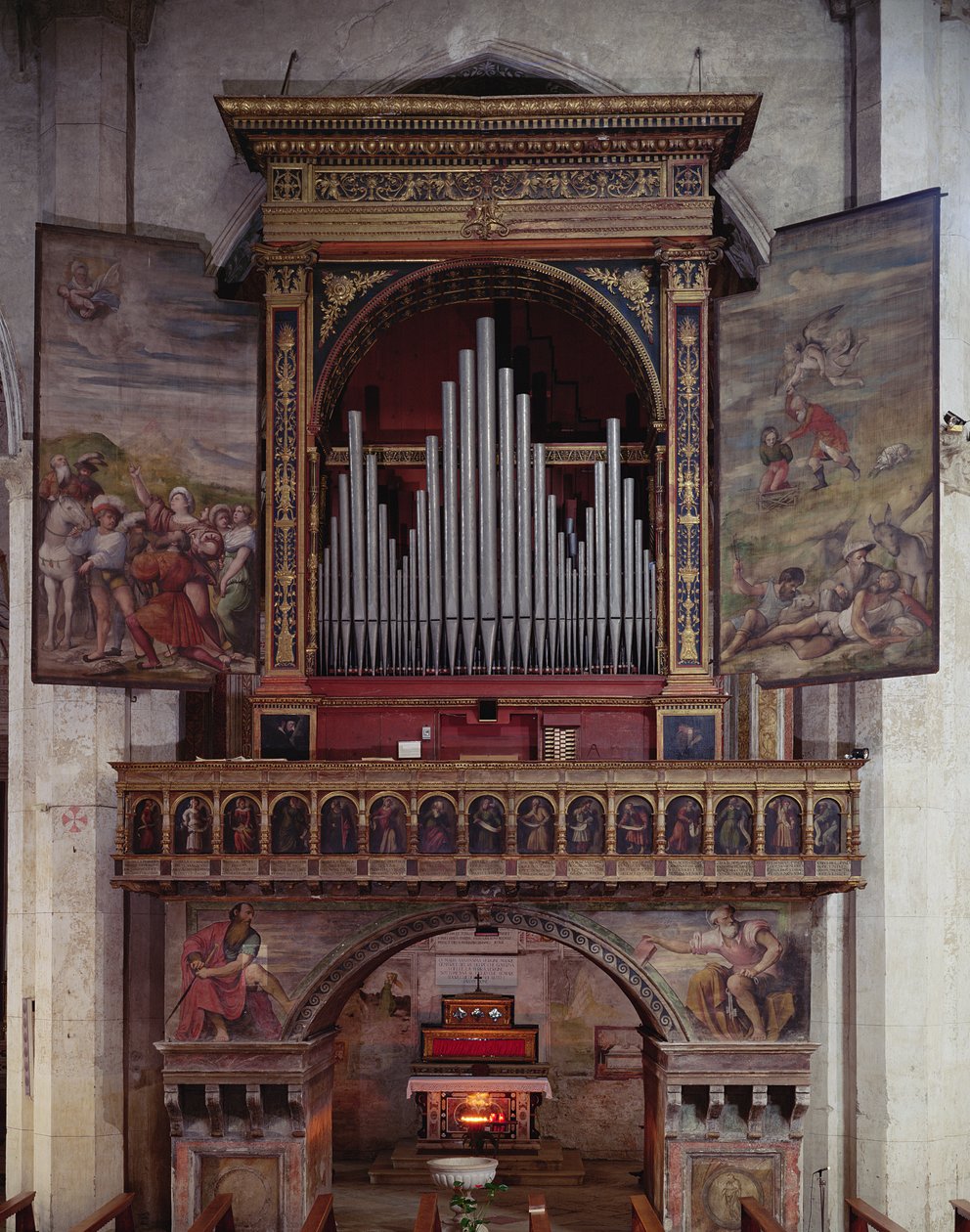 St. Andreas orgel, 1525 (blandet media) av Girolamo di Romana