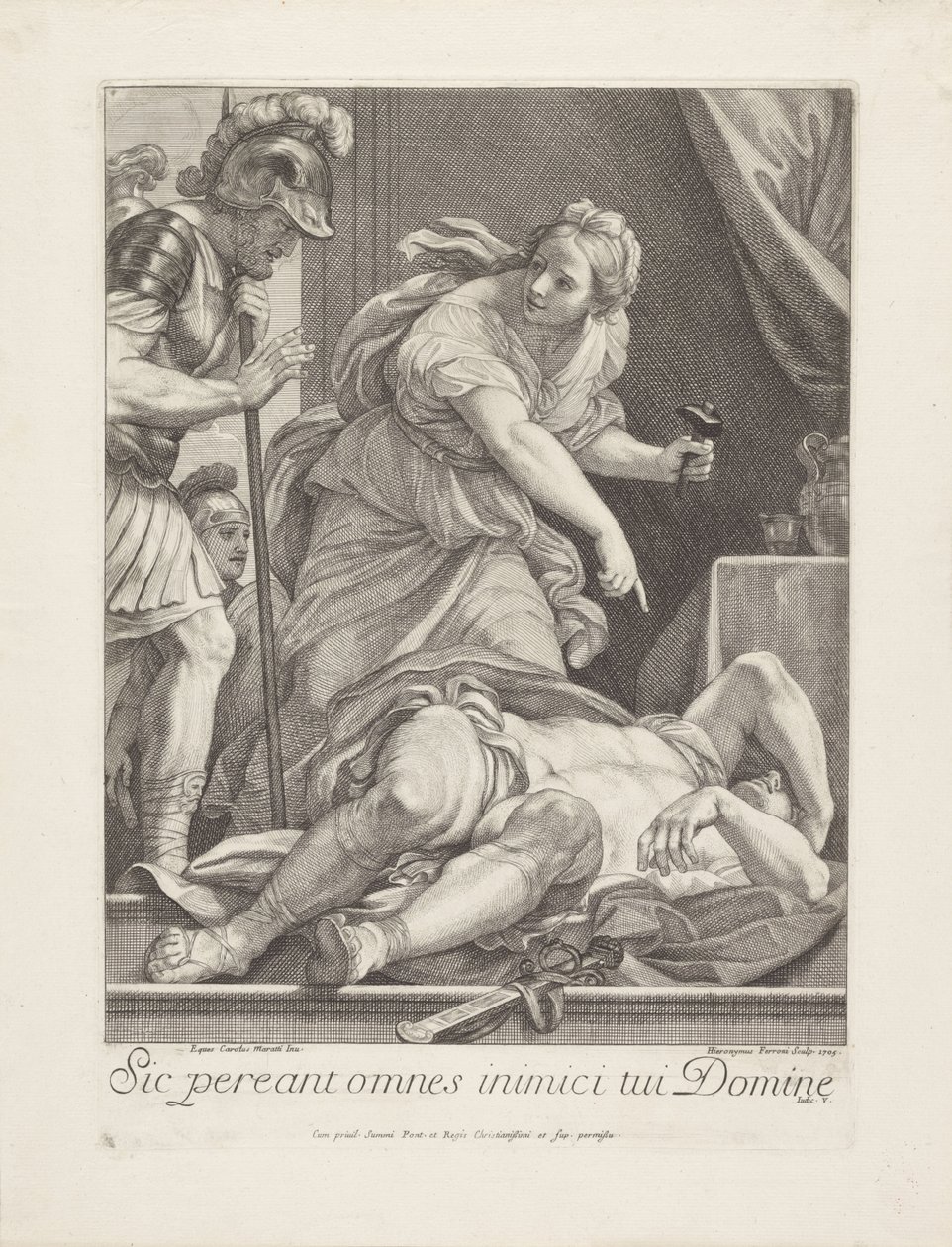Jael viser Barak den drepte Sisera av Girolamo Ferroni