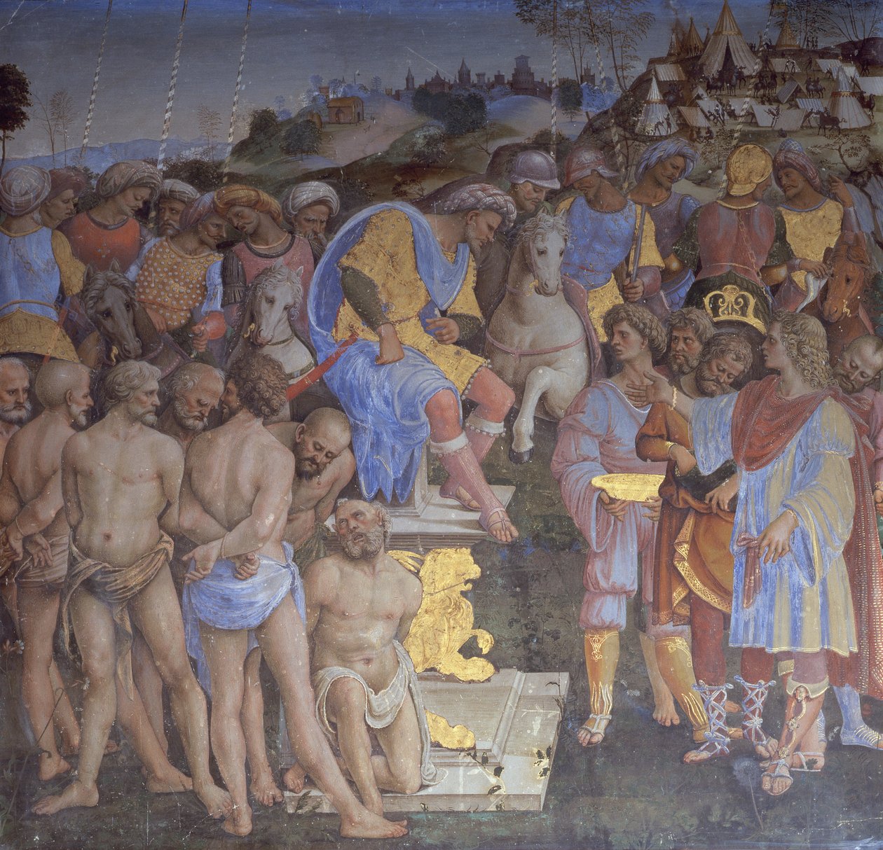 Forløsningen av fanger (fresco) av Girolamo Genga