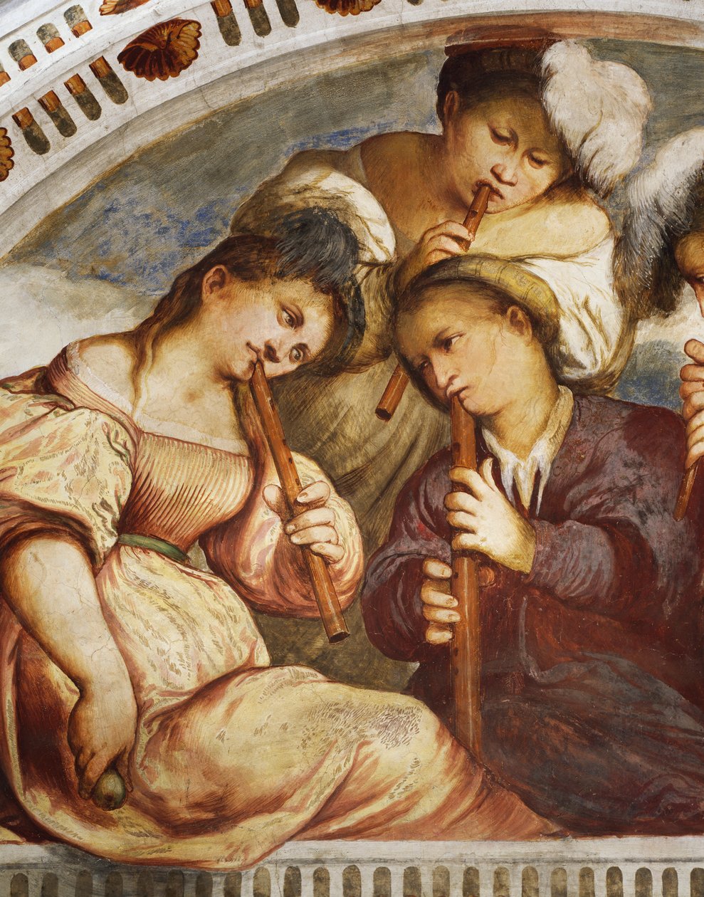 Konsert, blokkfløytekvartett av Girolamo Romanino