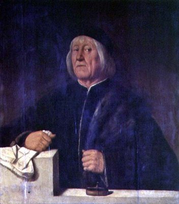 Portrett av Theophile Folengo (panel) av Girolamo Romanino