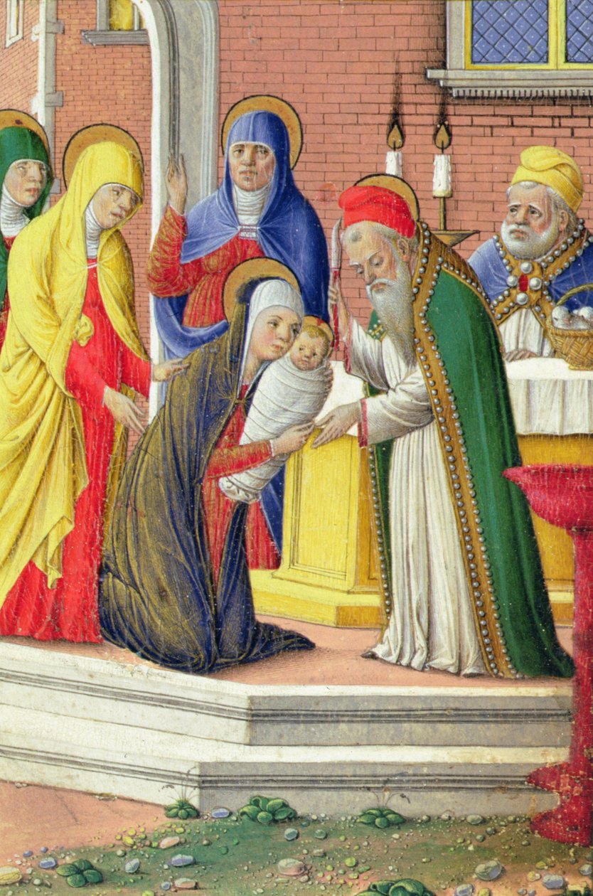 Presentasjon i tempelet, ca. 1465 av Girolamo da Cremona