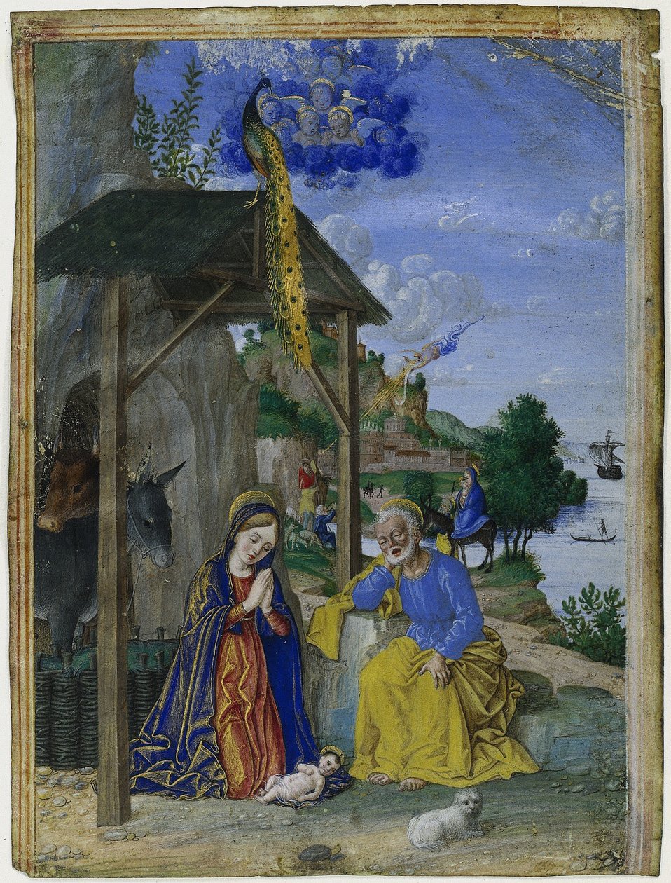 Single Miniature: The Nativity av Girolamo dai Libri