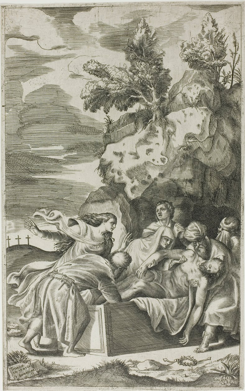 Gravleggingen av Giulio Bonasone