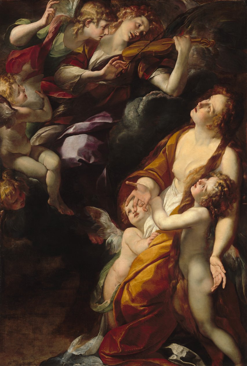Magdalens ekstase, 16161620. av Giulio Cesare Procaccini