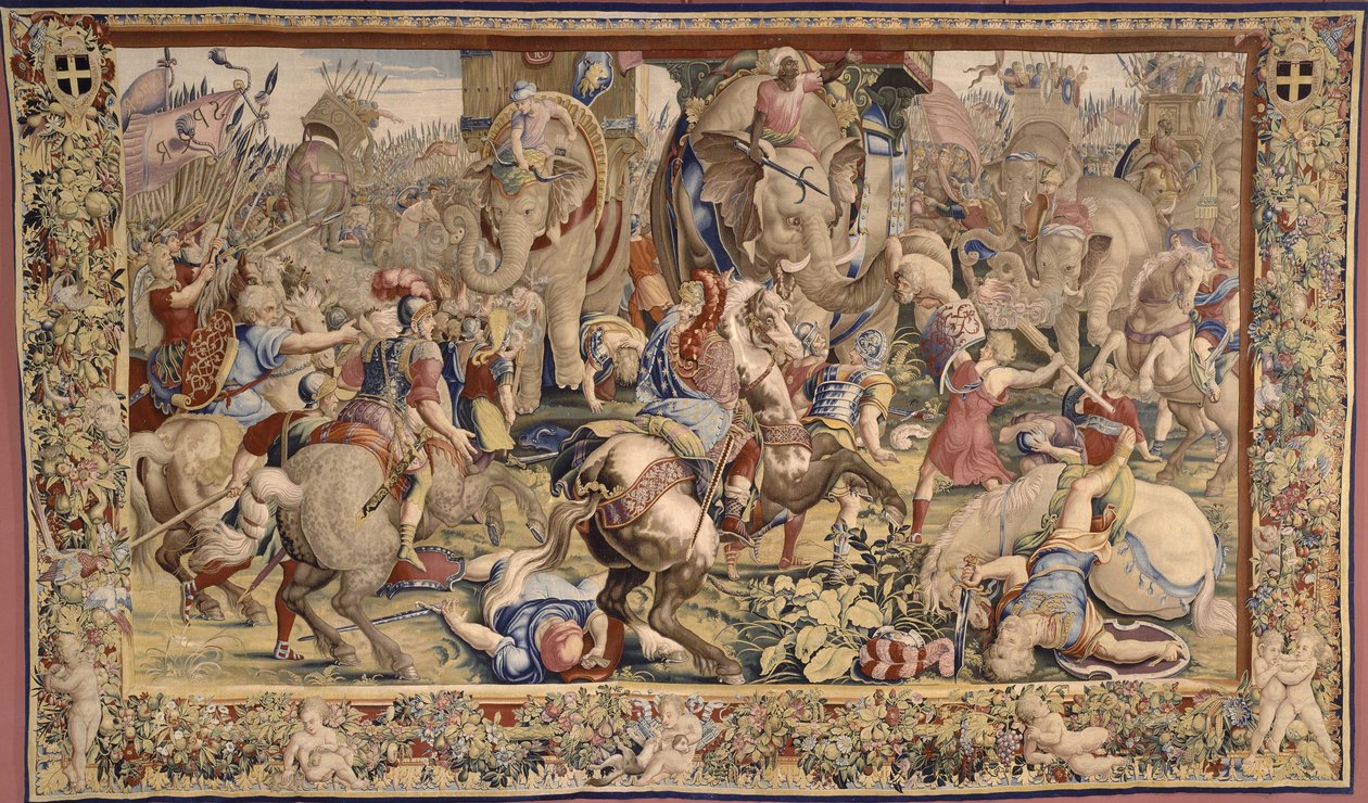 Slaget ved Zama av Giulio, Romano