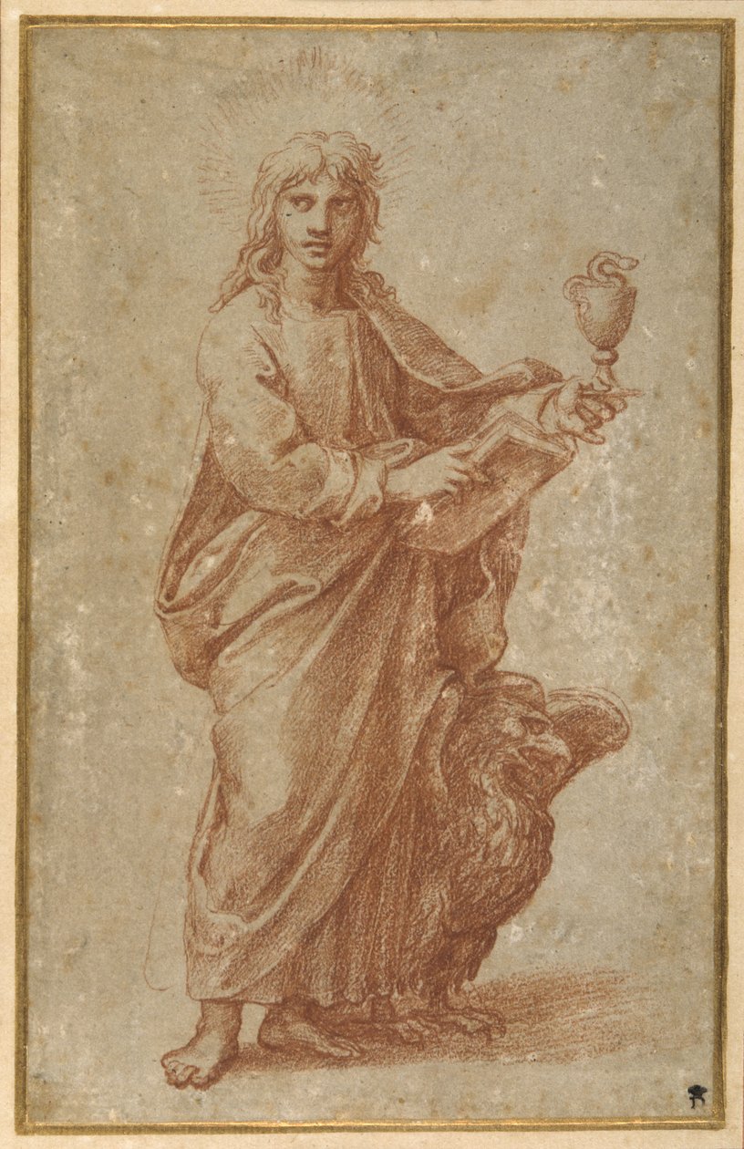 De tolv apostler: St. Johannes av Giulio Romano