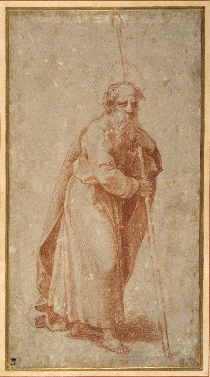 De tolv apostler: St. Matthias av Giulio Romano