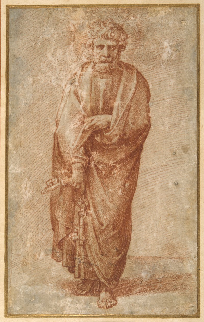 De tolv apostler: St. Peter av Giulio Romano