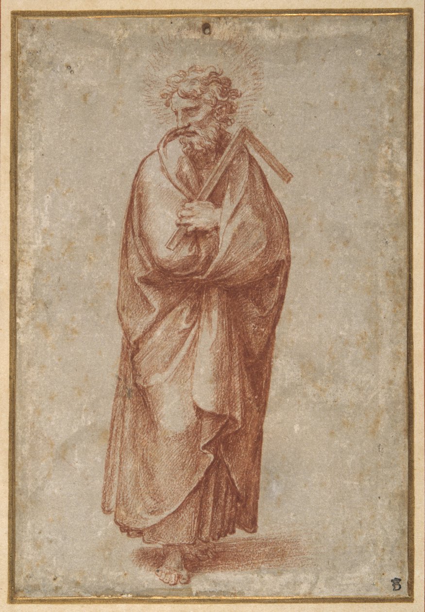 De tolv apostler: St. Thomas av Giulio Romano