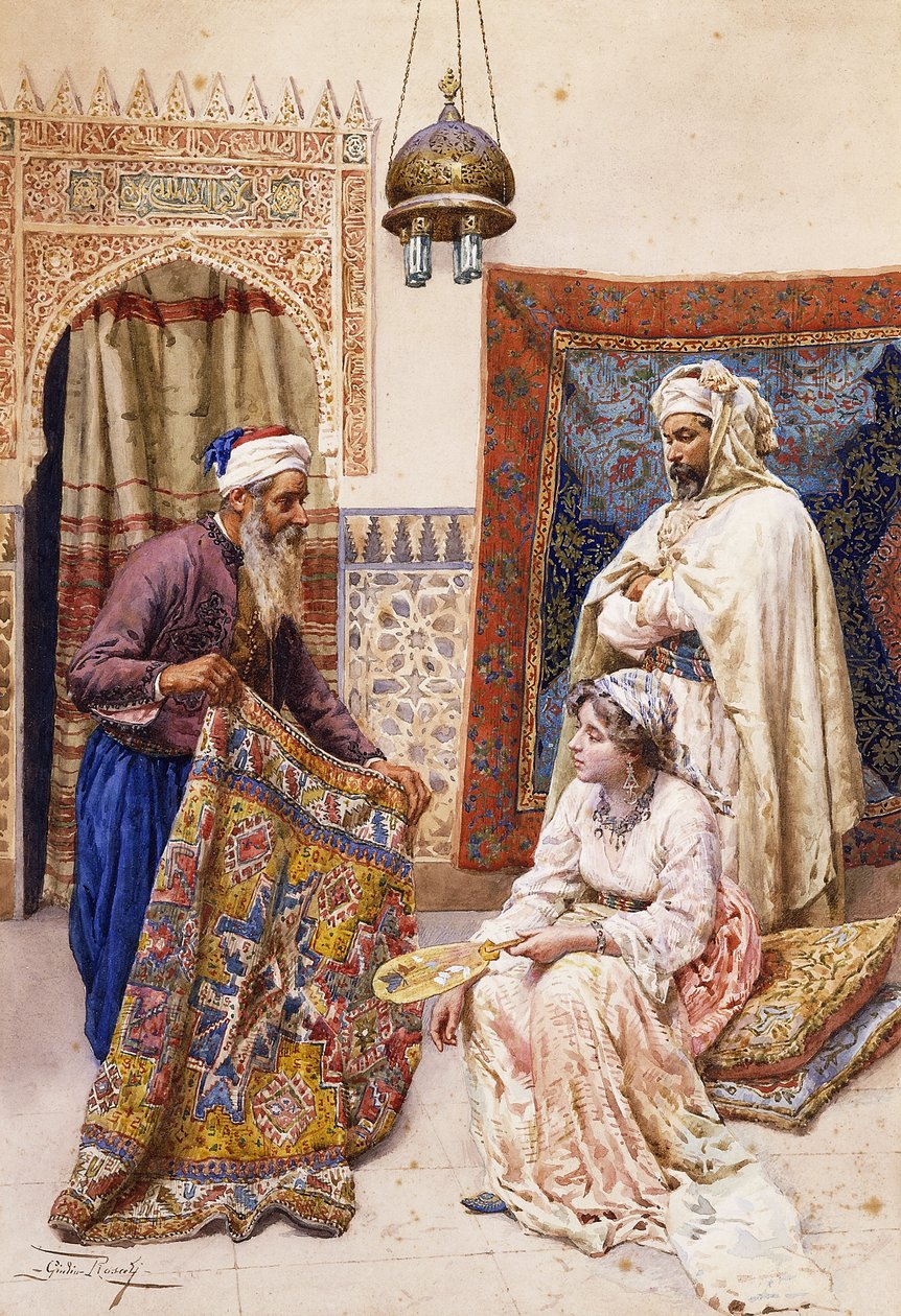Teppeselgeren, av Giulio Rosati