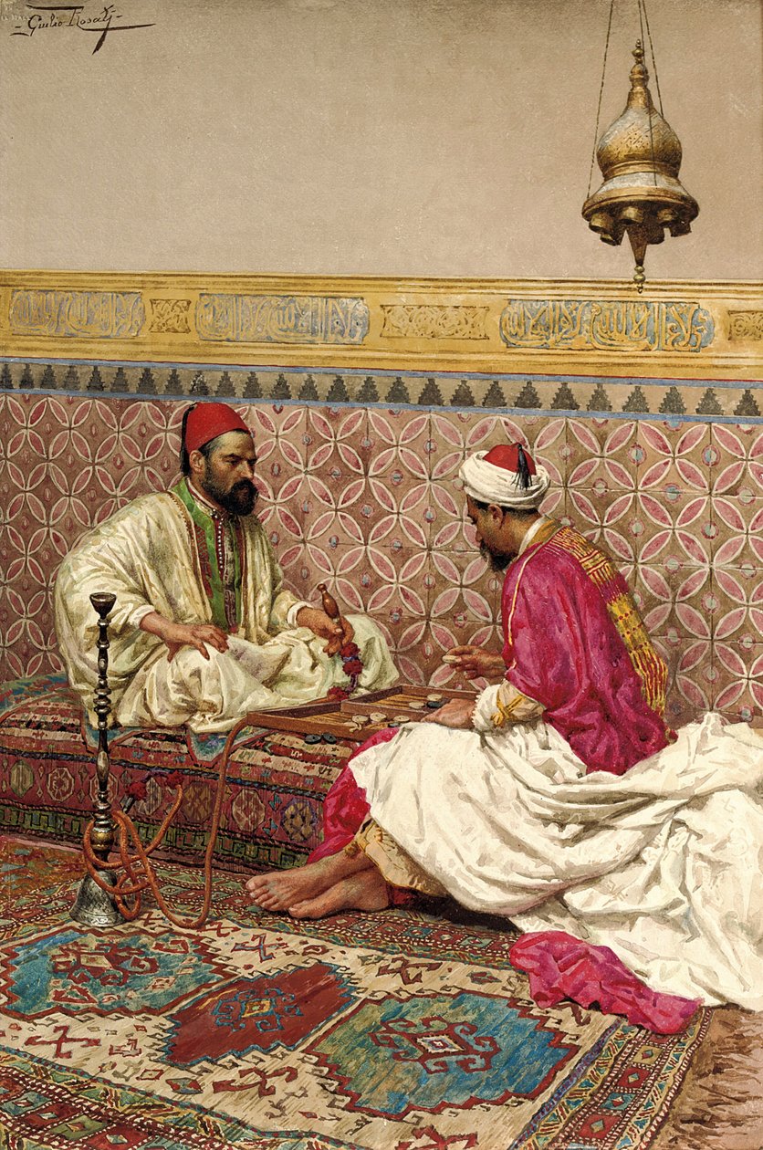 Backgammon-spillerne av Giulio Rosati