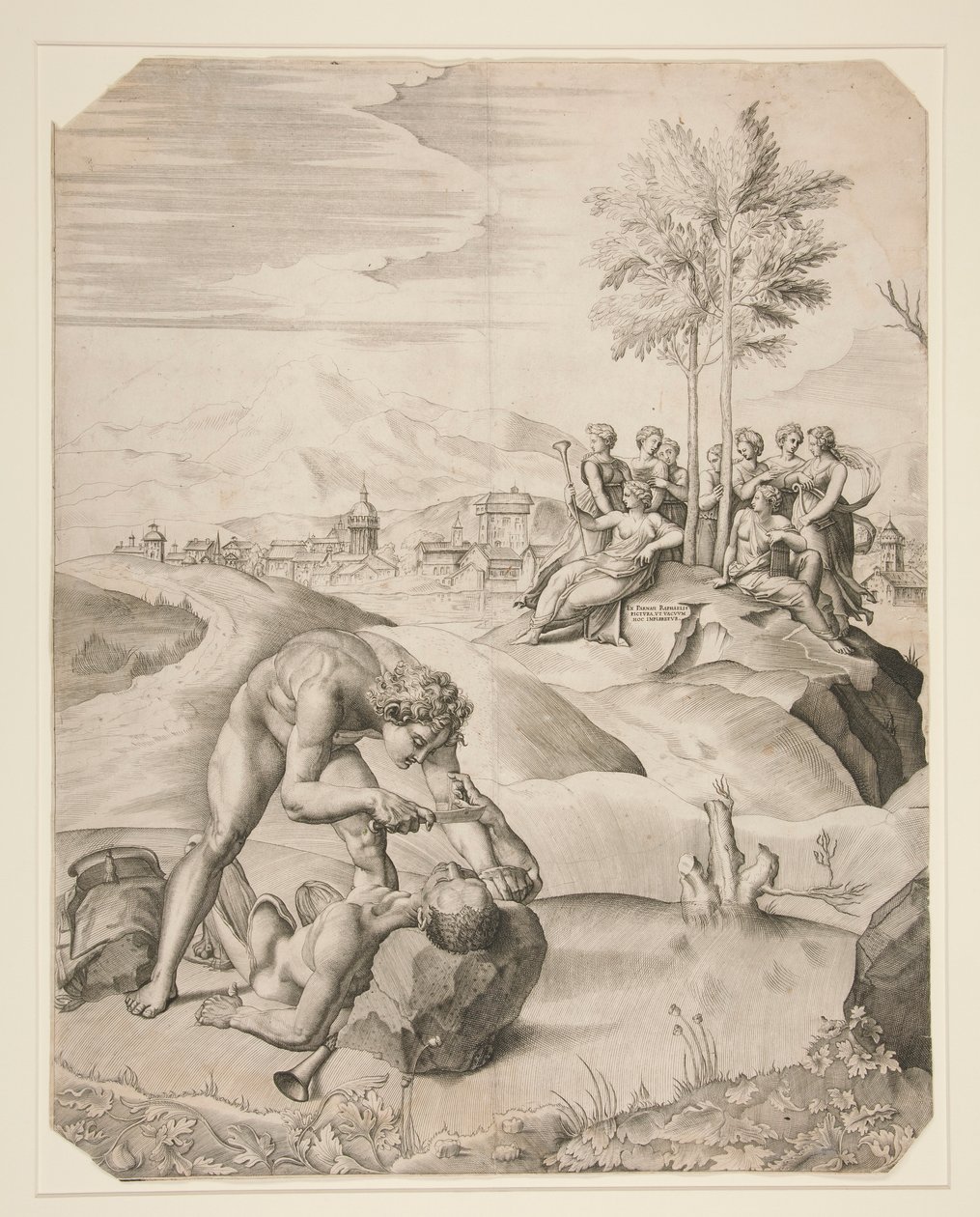 Flaing av Marsyas av Giulio Sanuto