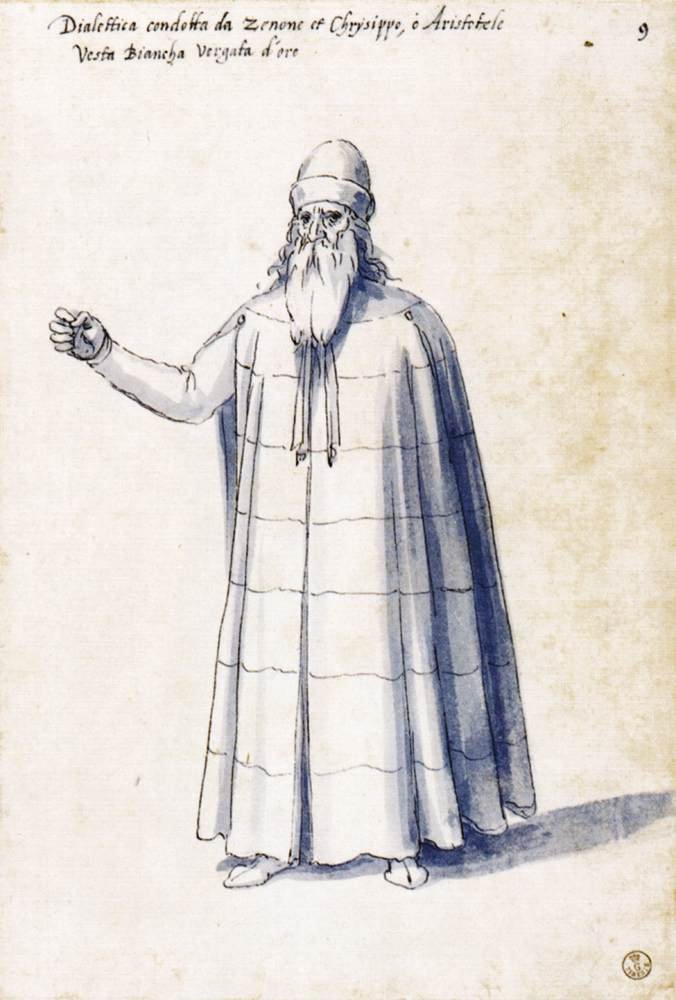 Drakt av den allegoriske figuren Dialectic av Giuseppe Arcimboldo