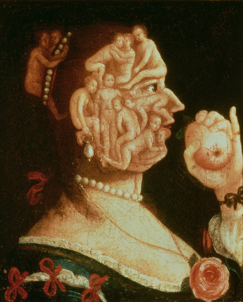 Portrett av Eva (olje) av Giuseppe Arcimboldo