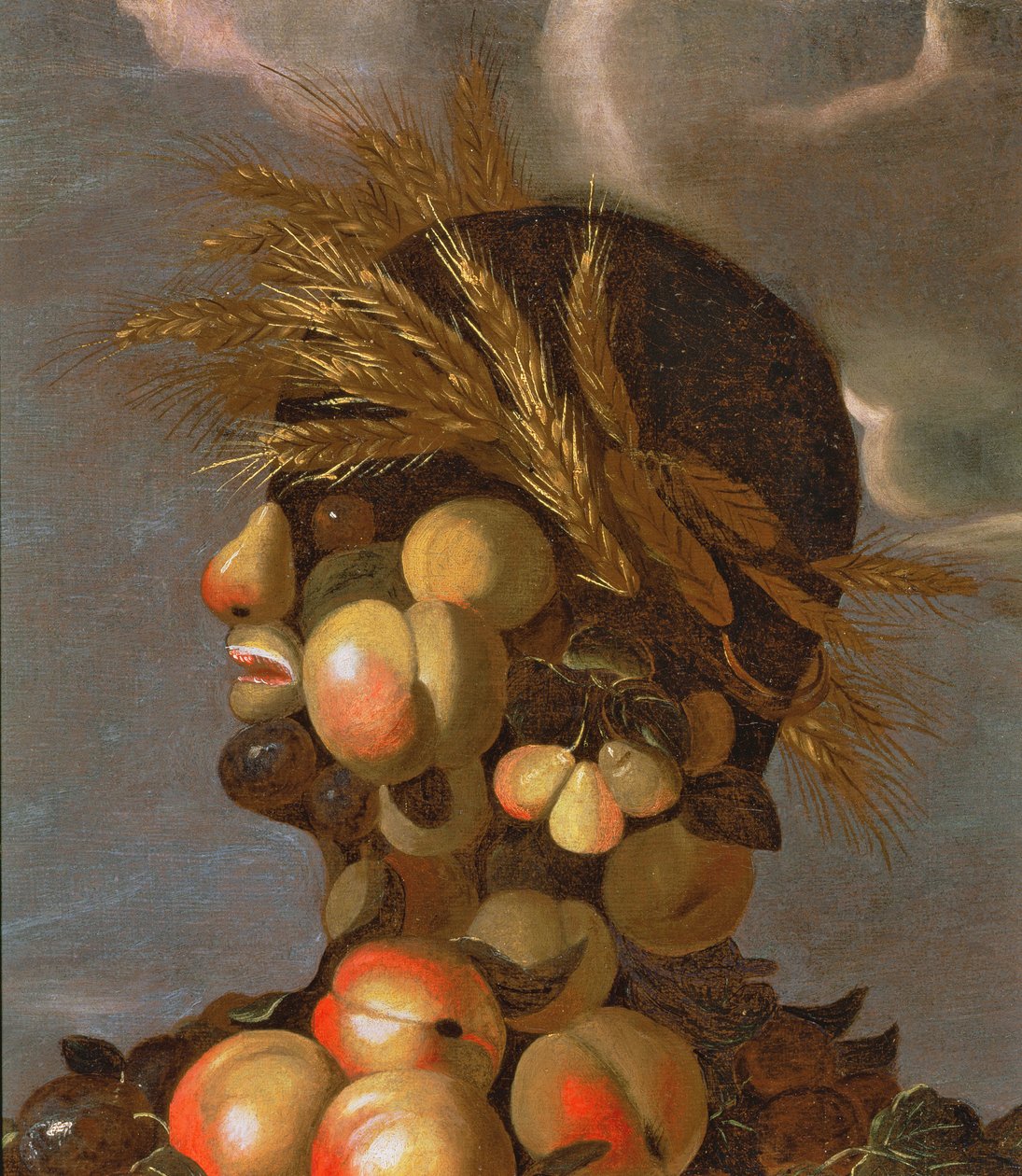 Sommer, detalj av Giuseppe Arcimboldo